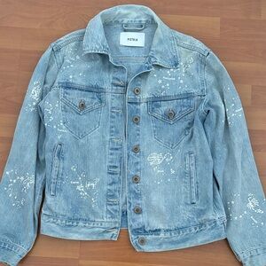Pistola Blue Denim Jacket with Astrology